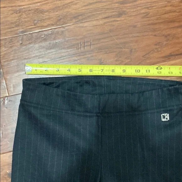 Calvin Klein Black  pinstripe Skinny Pants Sz S - Picture 6 of 8